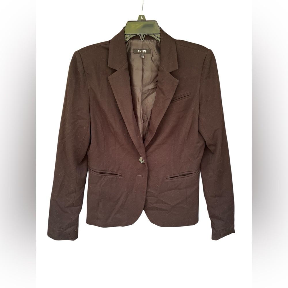 APT. 9 Black Fitted Blazer - Size 8 - preloved